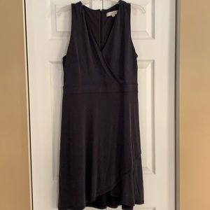 NWT Loft sleeveless grey dress